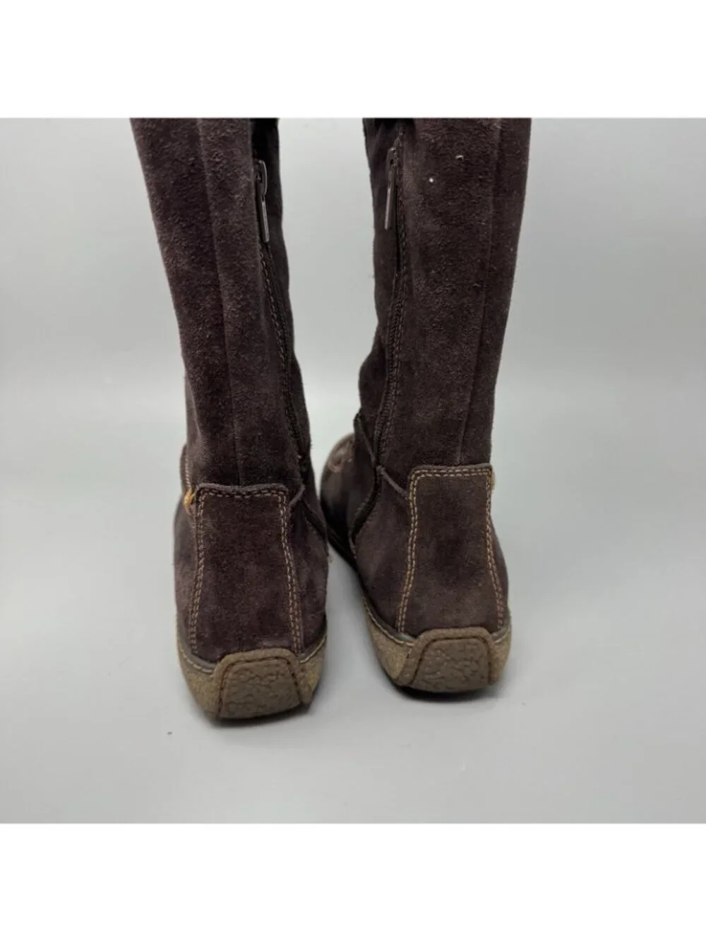 Timberland Womens 8.5 M Moorland Hollace Lace-Up Suede Waterproof  Snow Boots